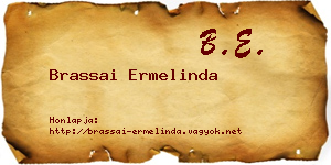 Brassai Ermelinda névjegykártya